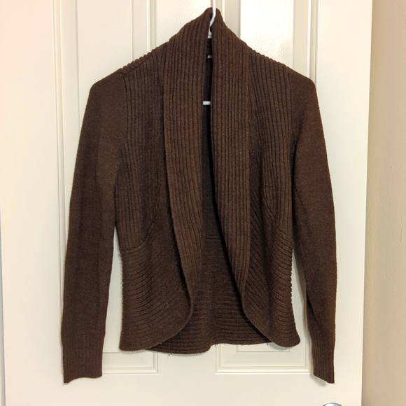 Brown Shawl Cardigan - Picture 1 of 3